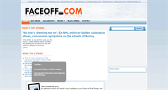 Desktop Screenshot of faceoff.com